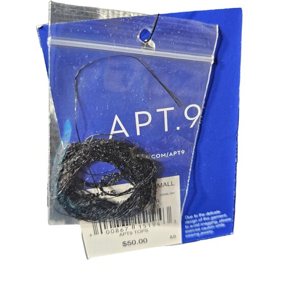 Apt. 9 Womens XS Long Sleeve Black & White Leopard Print Sweater - Picture 2 of 7